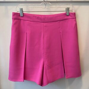 J Crew Pleated Crepe Shorts, Pink, 4 inch inseam.  Size 8